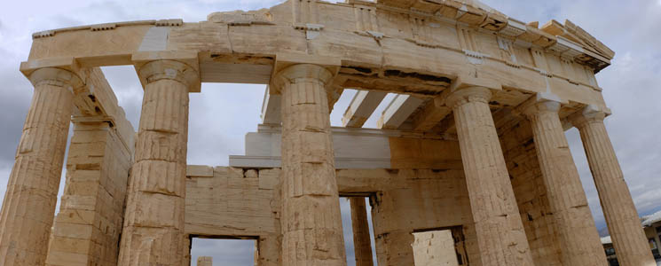Athen Akropolis Propyläen Panorama