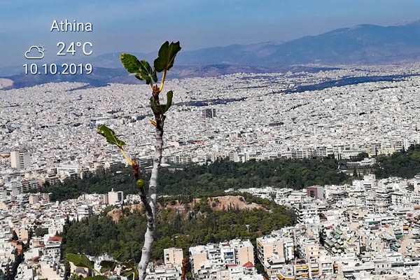 Athen Lykavittos Rundblick