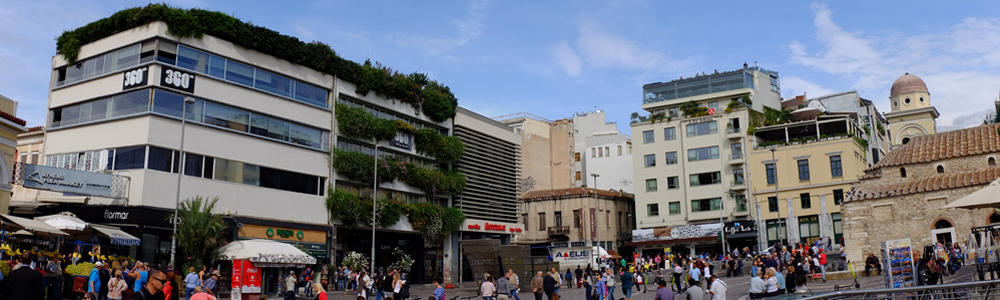 Athen_Monastiraki-Platz Panorama