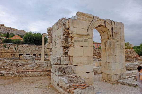 Athen Monastiraki Hadriansbibliothek