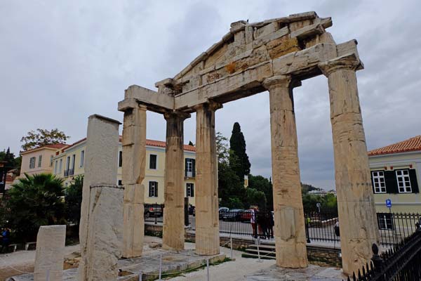 Athen Monastiraki Römische-Agora Tor der Athena Archegetis