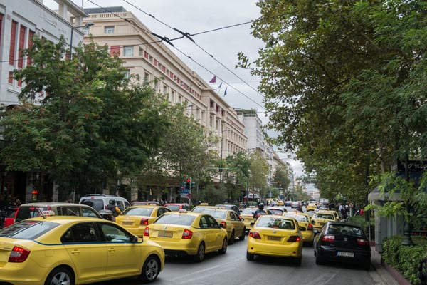 Athen Odos Panepistimiou Taxen