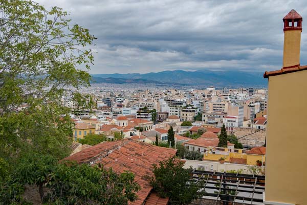 Athen Plaka_Ausblick