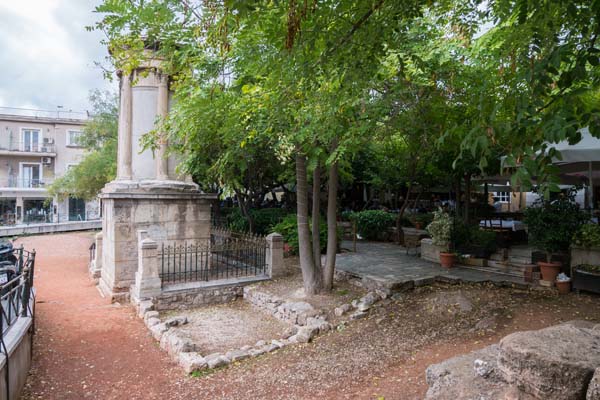 Athen Plaka Lysikratesmonument