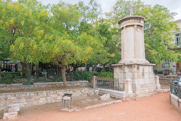 Athen Plaka Lysikratesmonument