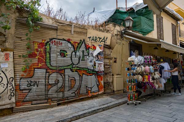 Athen Plaka Steetart Graffiti