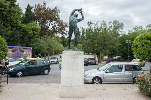 Athen Statue-Diskuswerfer