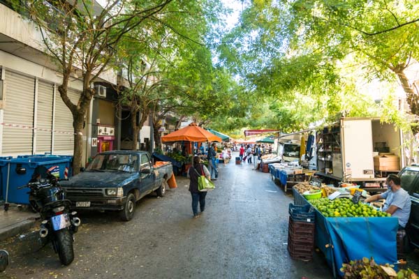 Athen Wochenmarkt