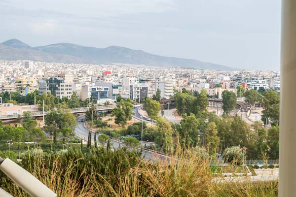 Kallithea SNFCC Ausblick auf Kallithea