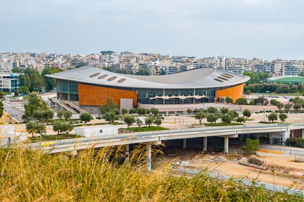 Kallithea SNFCC Ausblick auf Stadium of Old Faliro