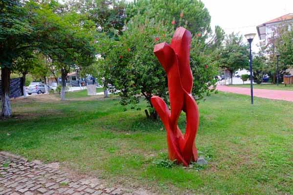Ierissos Skulpturen
