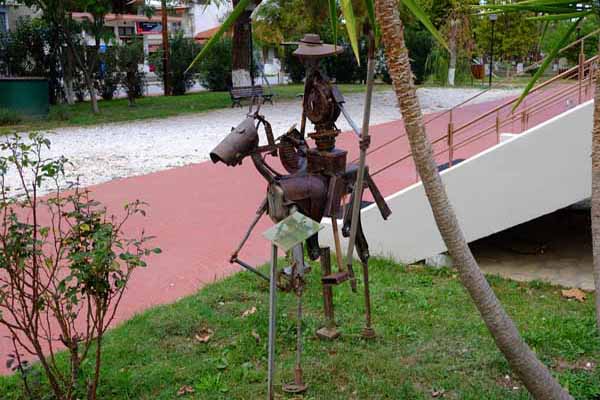 Ierissos Skulpturen