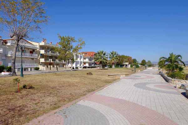 Nea Potidea Strandpromenade