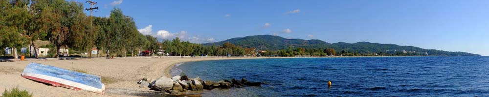 Neos Marmaras Strand Panorama