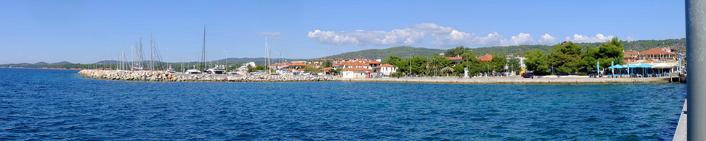 Nikiti Skyline Hafen Panorama