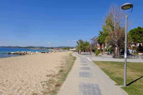 Nikiti Strandpromenade