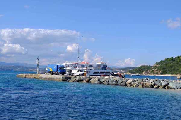 Ouranoupoli Hafen