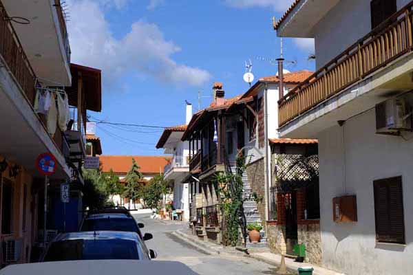 Ouranoupoli Seitenstrasse