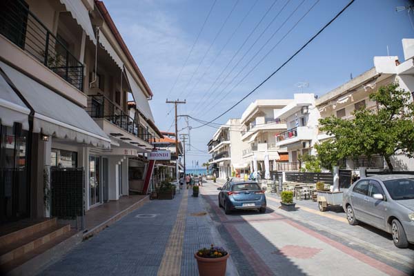 Pefkochori Nebenstraße