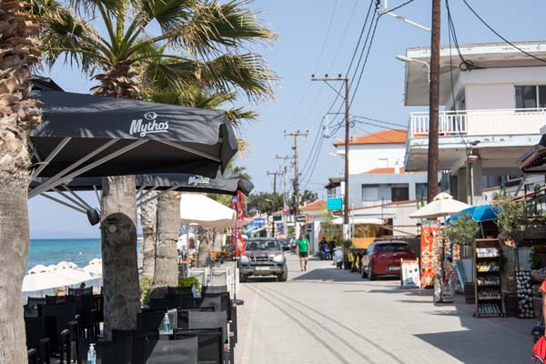 Pefkochori Strand Promenade