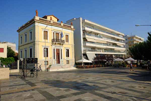 Chalkida Haus der Statuen