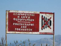 Fotografieren Verboten