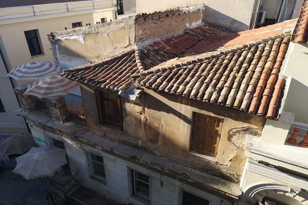 Athen Hotel Cecil Ausblick vom Zimmer