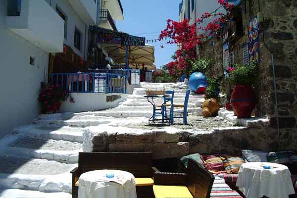 Kos Stadt Malerische Gasse
