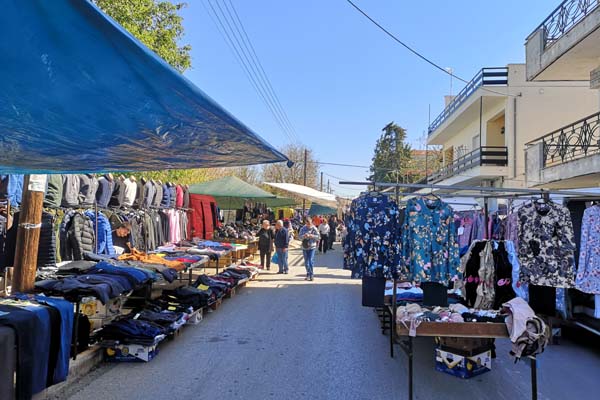 Michaniona Wochenmarkt