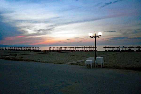 Strand am Abend