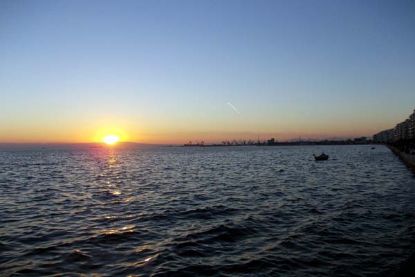 Thessaloniki Sonnenuntergang