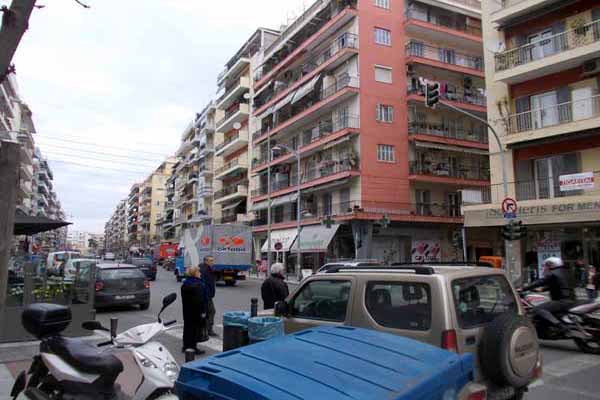 Thessaloniki Strassenszene