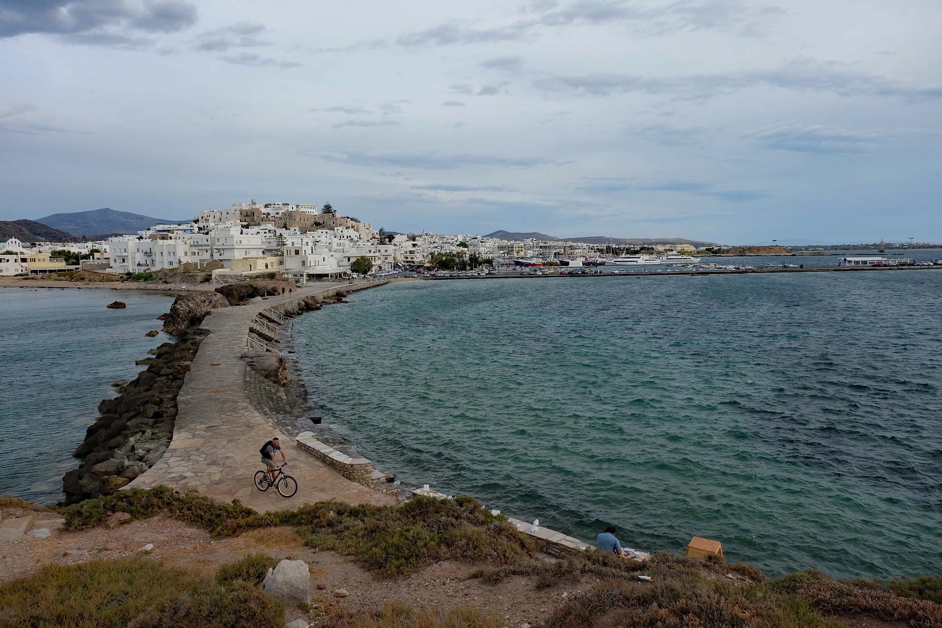 Naxos Damm zum Portara