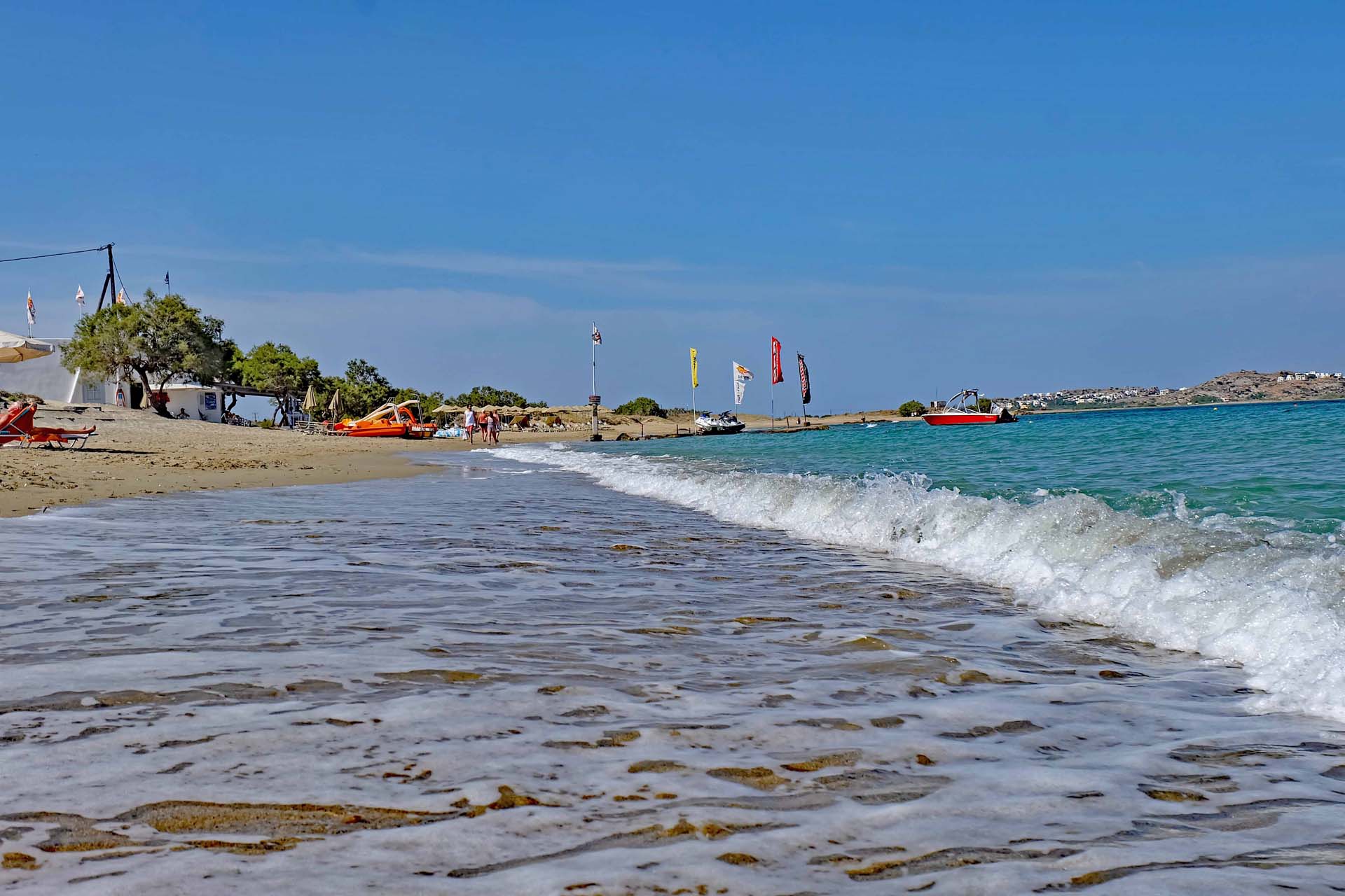 Etwas Wellengang am Strand