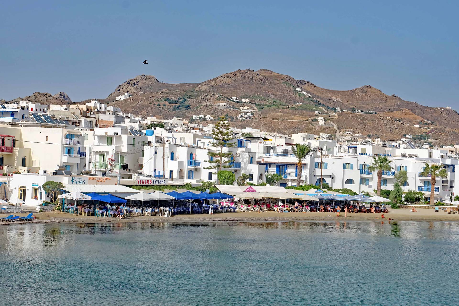 Tavernen und Restaurants am Strand