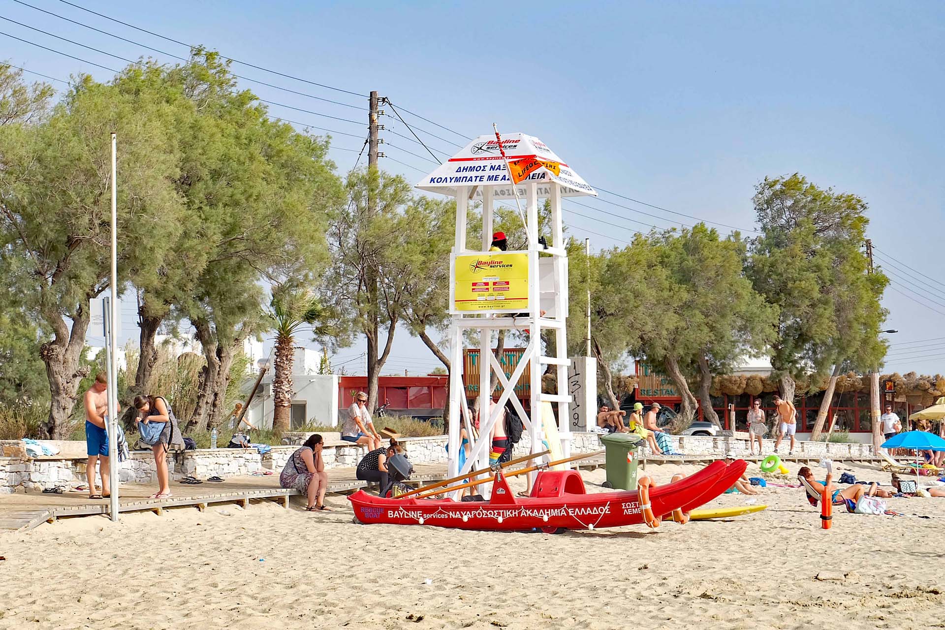 Der Strand wird von Sea-Watch &uuml;berwacht