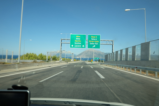 Fahrt zur Rio-Andirro Brücke