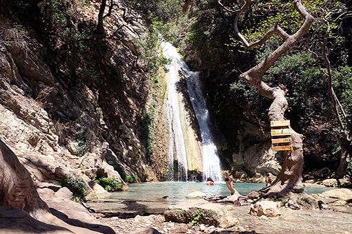 Neda oberer Wasserfall
