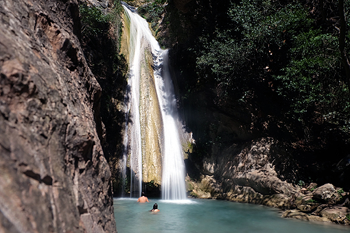 Neda oberer Wasserfall