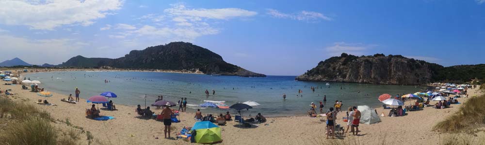 Paleokastro Voidokilia-Strand
