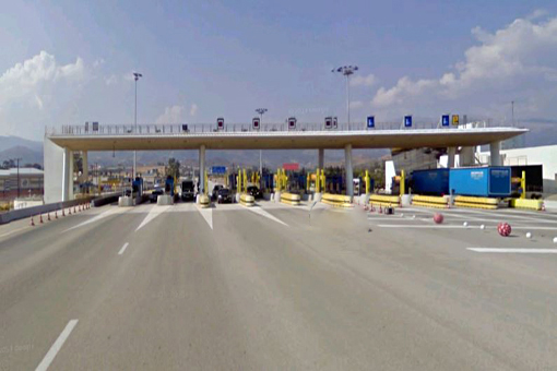 Fahrt zur Rio-Andirro Brücke