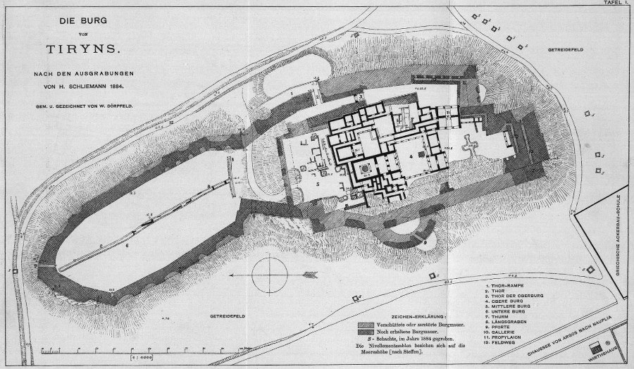 Tiryns Skizze