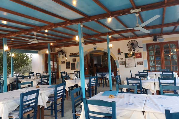 Rhodos Kalathos Stefanos Family Tavern
