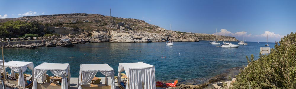 Kallithea Springs Strand Panorama