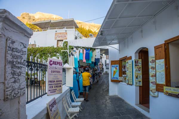 Lindos Altstadt