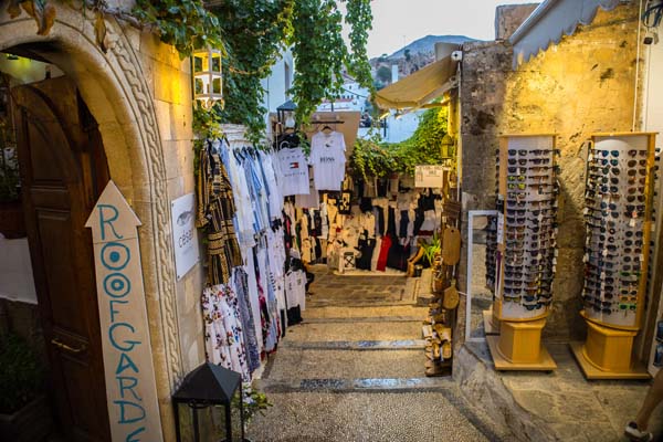 Lindos Altstadt