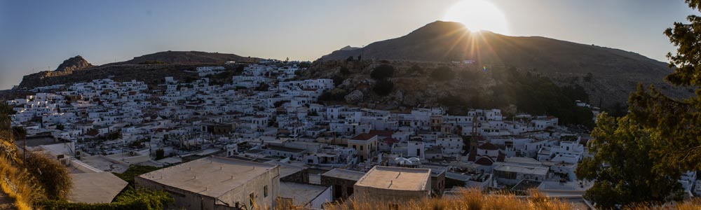 Lindos Aussichtspunkt Panorama