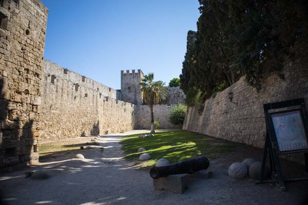 Rhodos Innerhalb der Stadtmauer