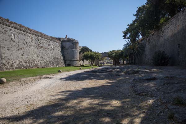Rhodos Innerhalb der Stadtmauer