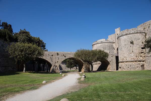 Rhodos Innerhalb der Stadtmauer